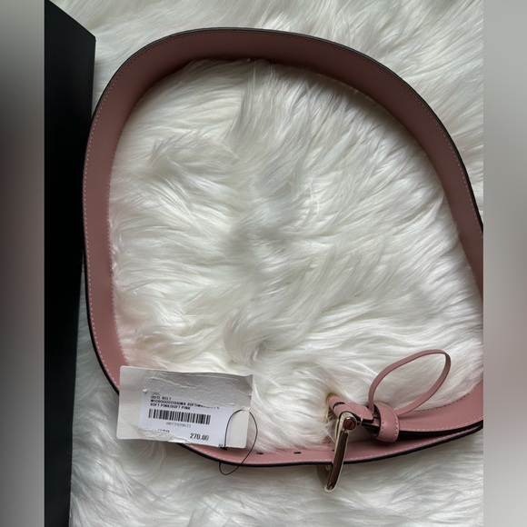 AUTHENTIC GUCCI NWT SOFT PINK BUCKLE BELT - Picture 16 of 17
